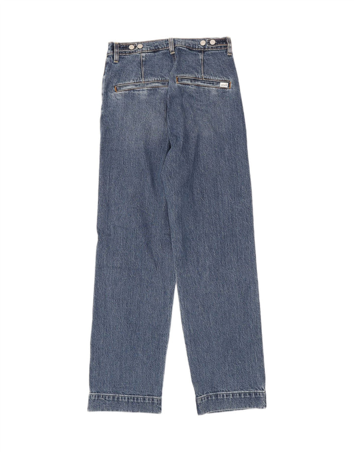 Blugi drepti pentru femei Levi's Ribcage W26 L29 Bumbac albastru