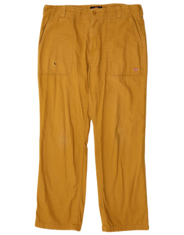 Pantaloni chino drepți pentru bărbați Dickies L34 L30 bumbac bej