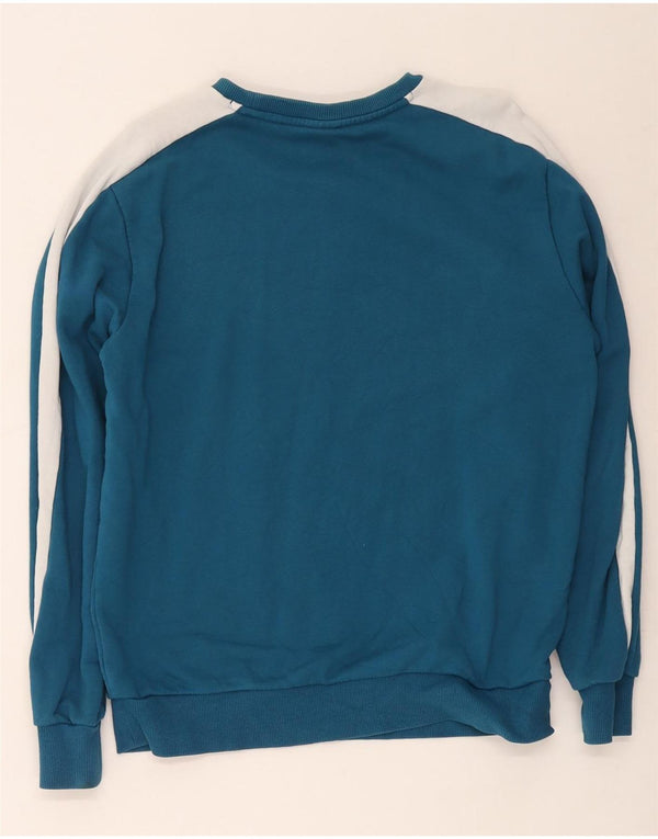 Pulover Puma pentru femei UK 14, albastru mediu, bumbac color bloc