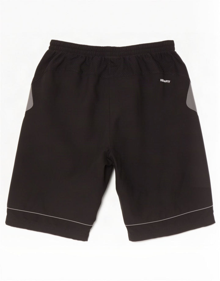 Pantaloni scurti sport Nike pentru bărbați, negru, poliester color bloc