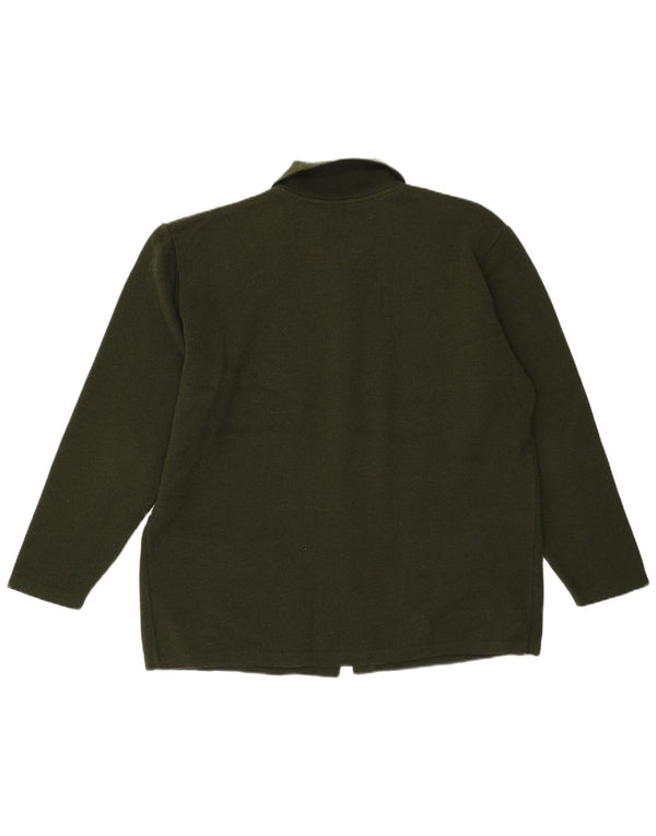 Pulover Cardigan Vintage pentru bărbați IT 54 XL Kaki Acrilic