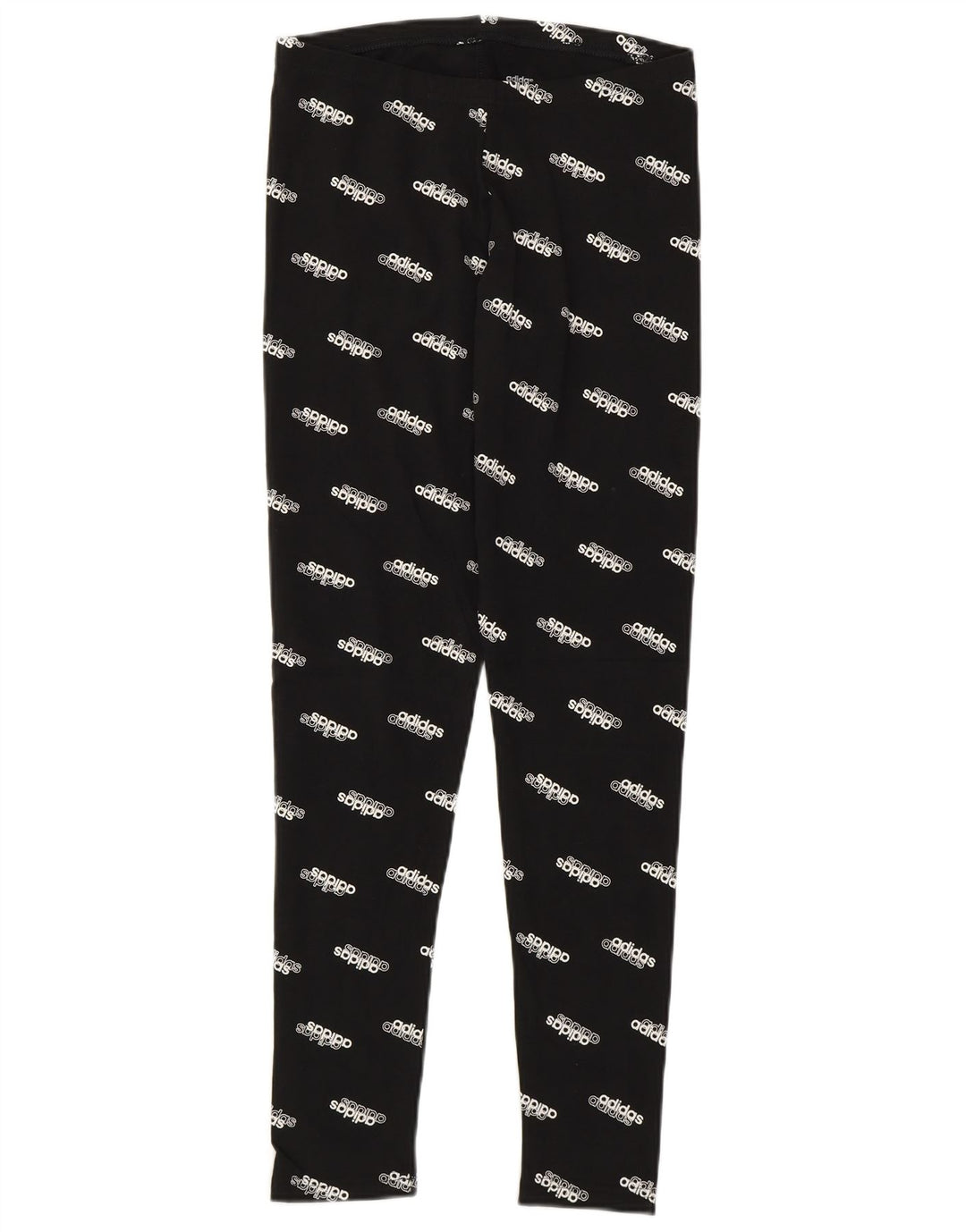 Leggings grafic Adidas pentru femei UK 8/10, bumbac cu pete negre mici