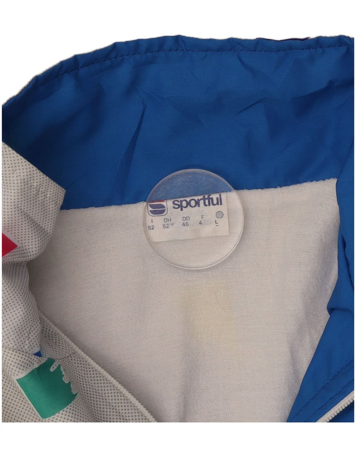 Jachetă Sportful pentru bărbați cu grafică pentru trening IT 52 Large Gri Geometric