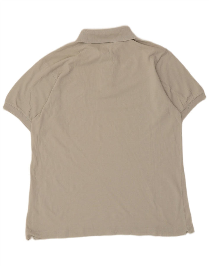 Tricou polo Lacoste pentru bărbați mărimea 5 mare bumbac gri