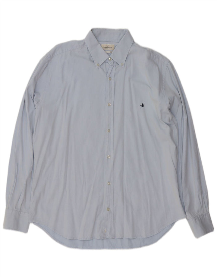 Cămașă pentru bărbați Brooksfield Mărimea 43 Mare Albastru