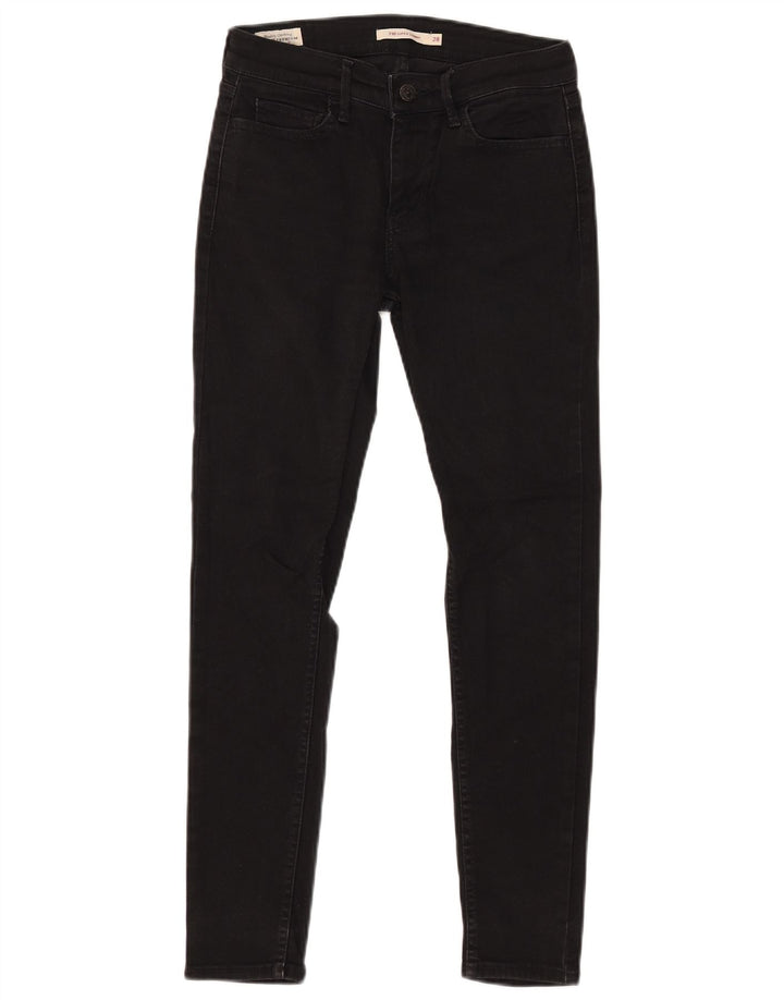 Blugi skinny pentru femei 710 cu talie medie L28 L28 bumbac negru