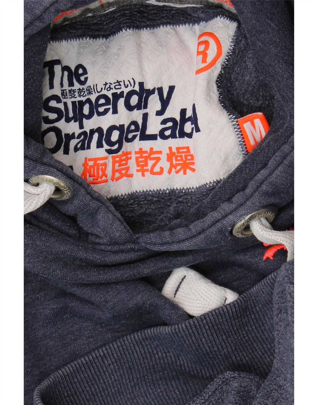 Pulover Superdry pentru bărbați, bumbac, albastru bleumarin