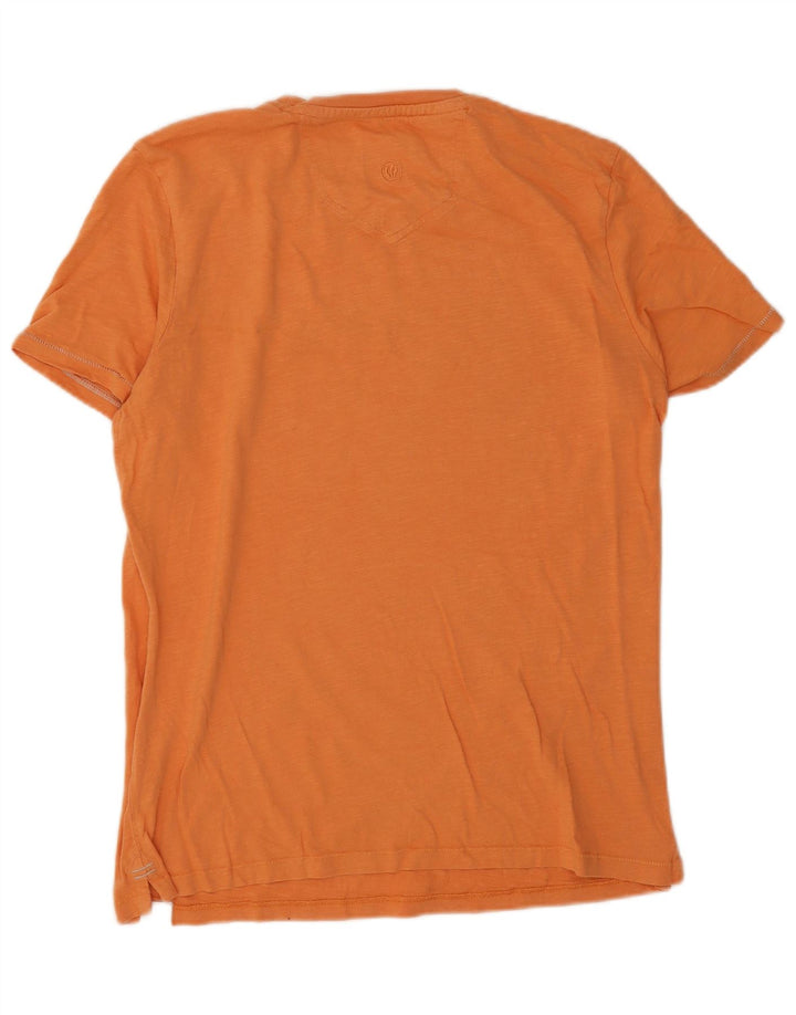 Tricou grafic pentru bărbați Fat Face Top portocaliu mediu