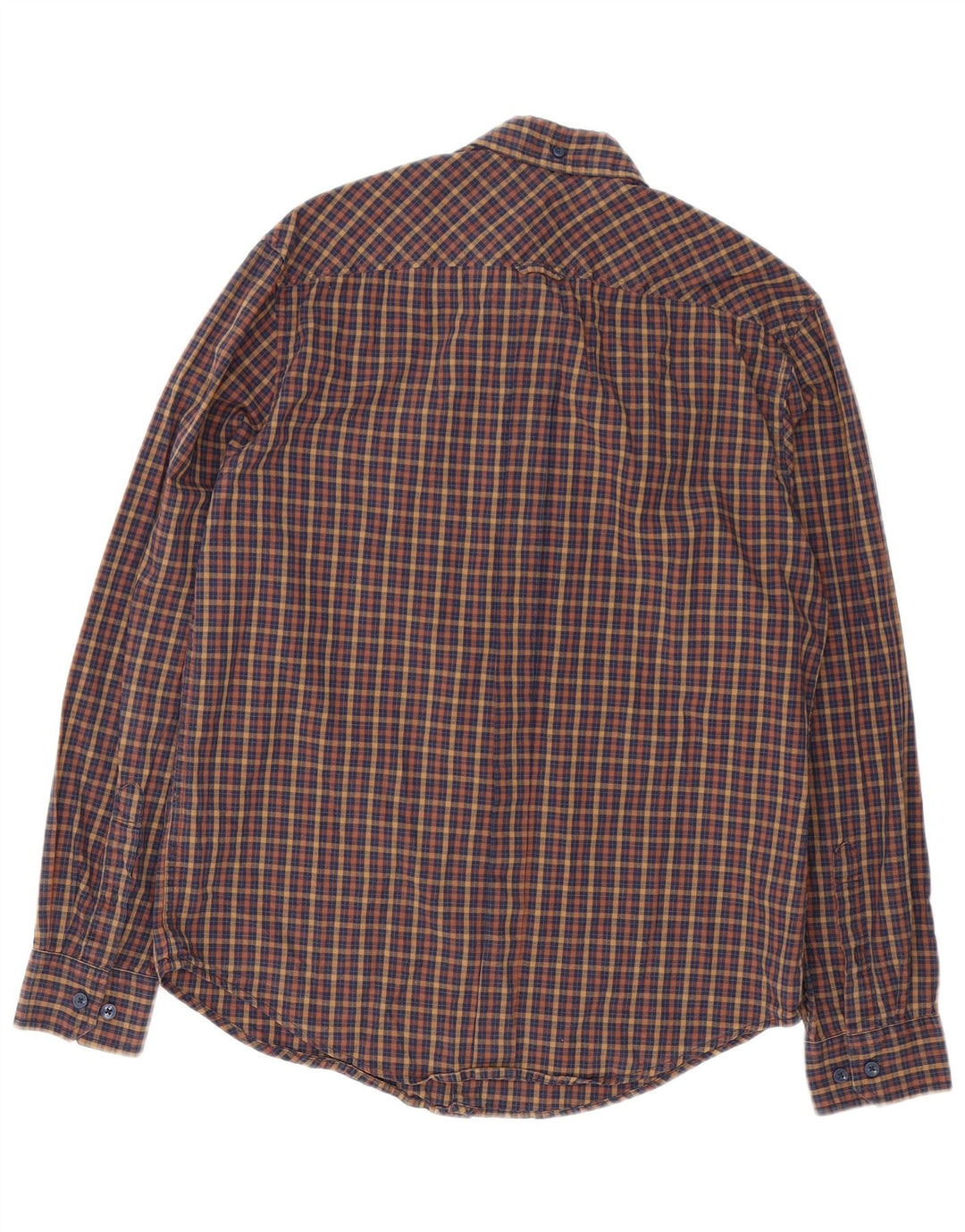 Cămașă BEN SHERMAN pentru bărbați, bumbac cu carouri maro mediu