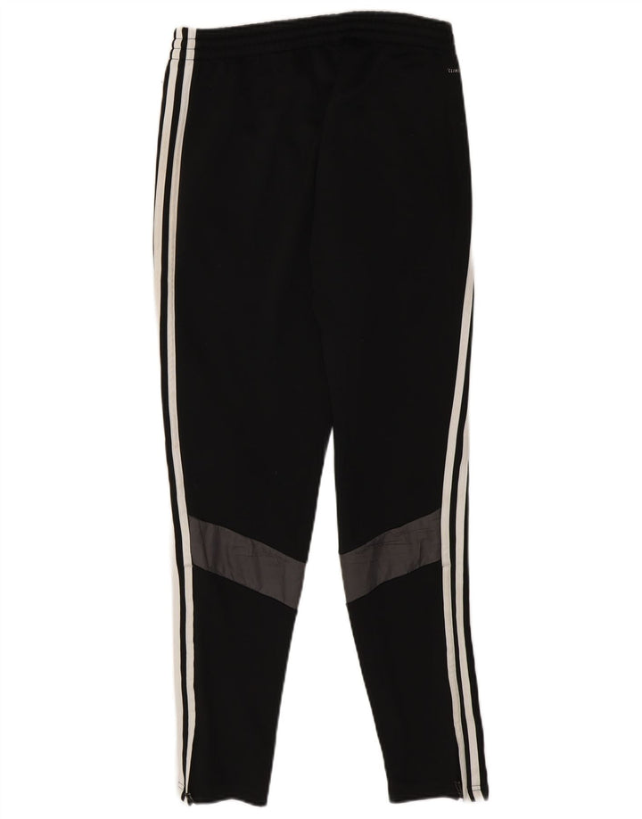 Pantaloni de trening Adidas Climalite pentru bărbați, poliester negru mic
