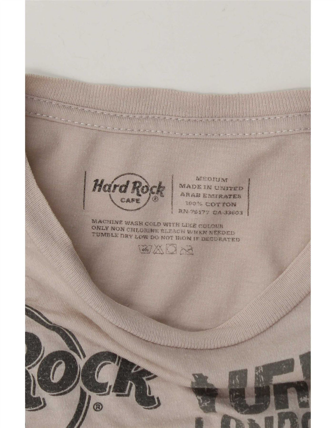 Tricou grafic Praga pentru bărbați Hard Rock Cafe Top, mediu, alb, bumbac