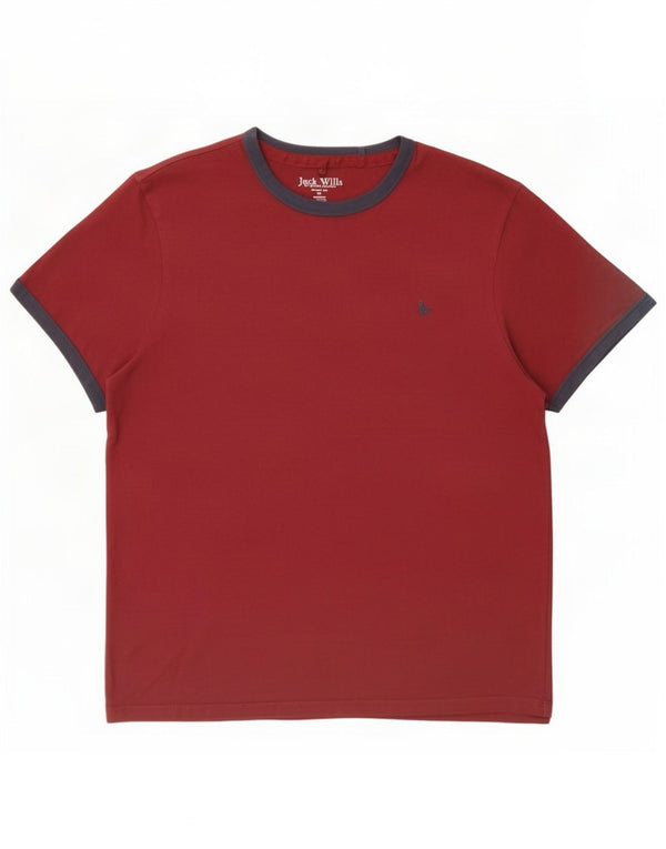 Tricou Jack Wills Classic Fit pentru bărbați Top XL, bumbac maro