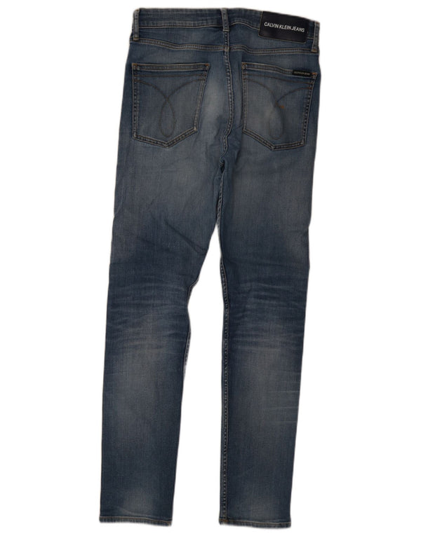 Blugi skinny pentru bărbați Calvin Klein W32 L32 Bumbac albastru