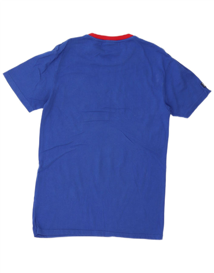 Tricou grafic pentru bărbați Superdry Top mic, albastru, bumbac