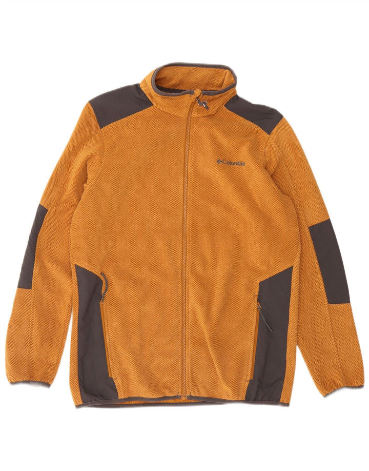 Jachetă fleece Columbia pentru bărbați, portocaliu mediu, poliester