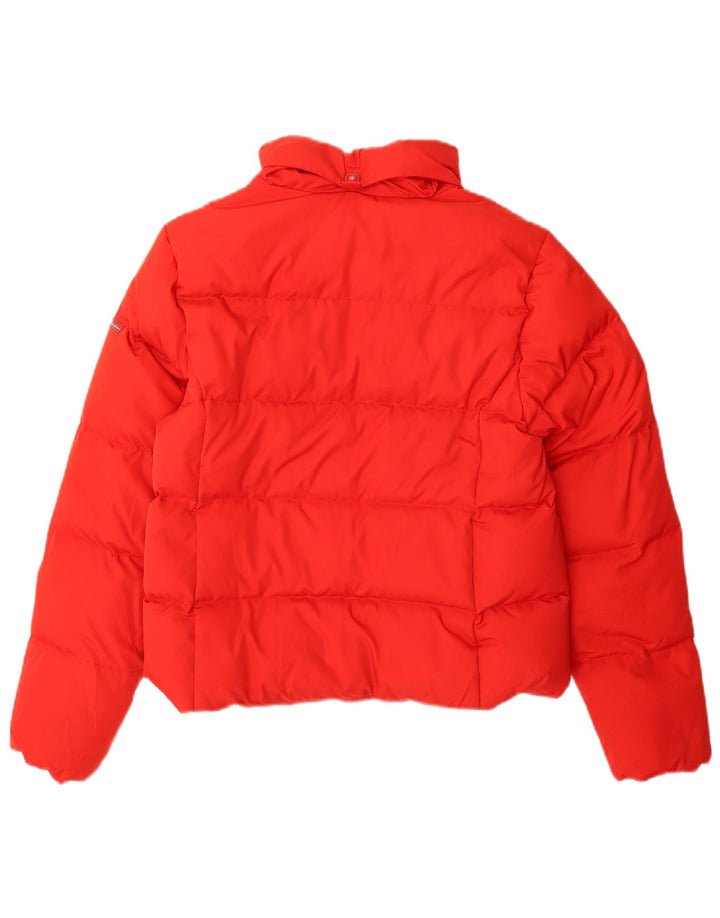 CHAMPION Womens Padded Jacket UK 10 Small Red Polyester