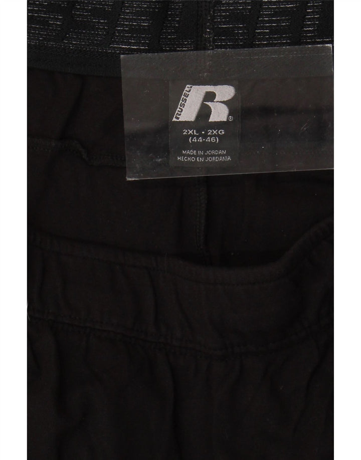 RUSSELL ATHLETIC Mens Tracksuit Trousers 2XL  Black Vintage Russell Athletic and Second-Hand Russell Athletic from Messina Hembry 