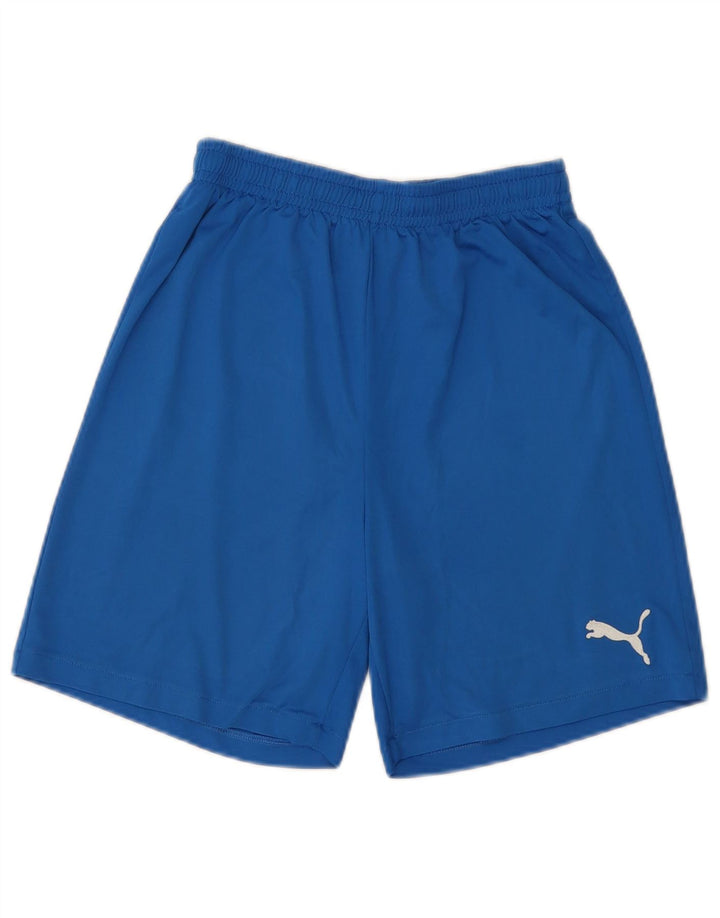Pantaloni scurti sport Puma pentru bărbați, poliester, albastru