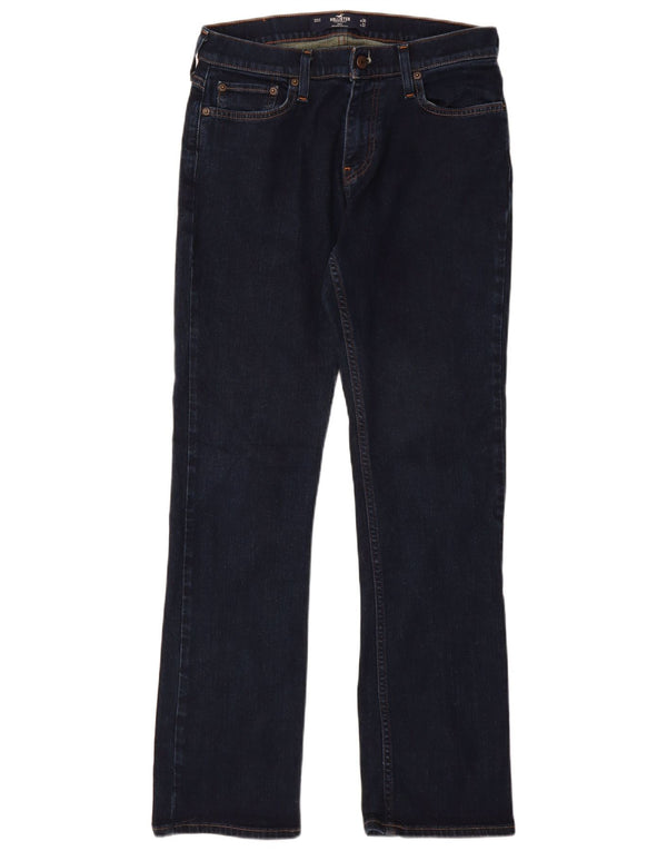 Blugi pentru femei HOLLISTER Bootcut W30 L32 Bumbac bleumarin