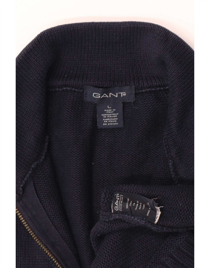 Pulover cardigan pentru bărbați Gant, mare, bleumarin, bumbac