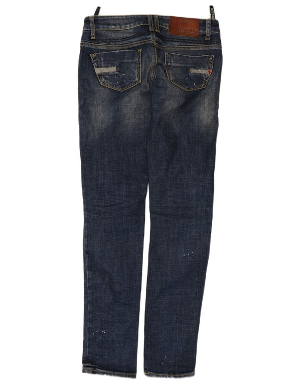 Zu Elements Blugi skinny distressed pentru femei W26 L30 bumbac albastru