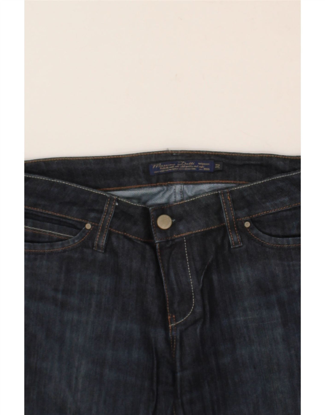 MASSIMO DUTTI Womens Straight Jeans W31 L30  Navy Blue Vintage Massimo Dutti and Second-Hand Massimo Dutti from Messina Hembry 