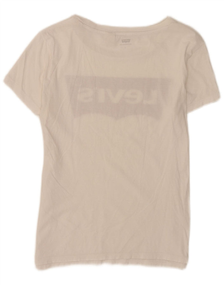 Tricou grafic Levi's pentru femei Top UK 10 Small White