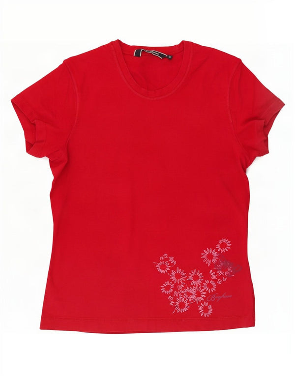 Tricou cu grafic pentru femei Berghaus Top UK 14 Medium Red Floral Bumbac