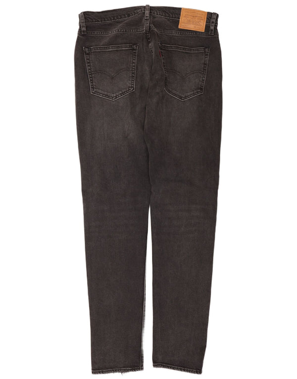 Levi's 512 blugi conici învechiți pentru bărbați, W34 L34, bumbac gri