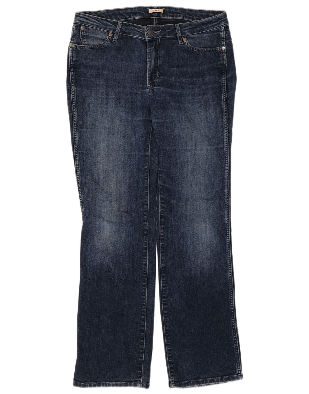 Blugi drepti pentru femei Wrangler Sara W32 L32 Bumbac albastru