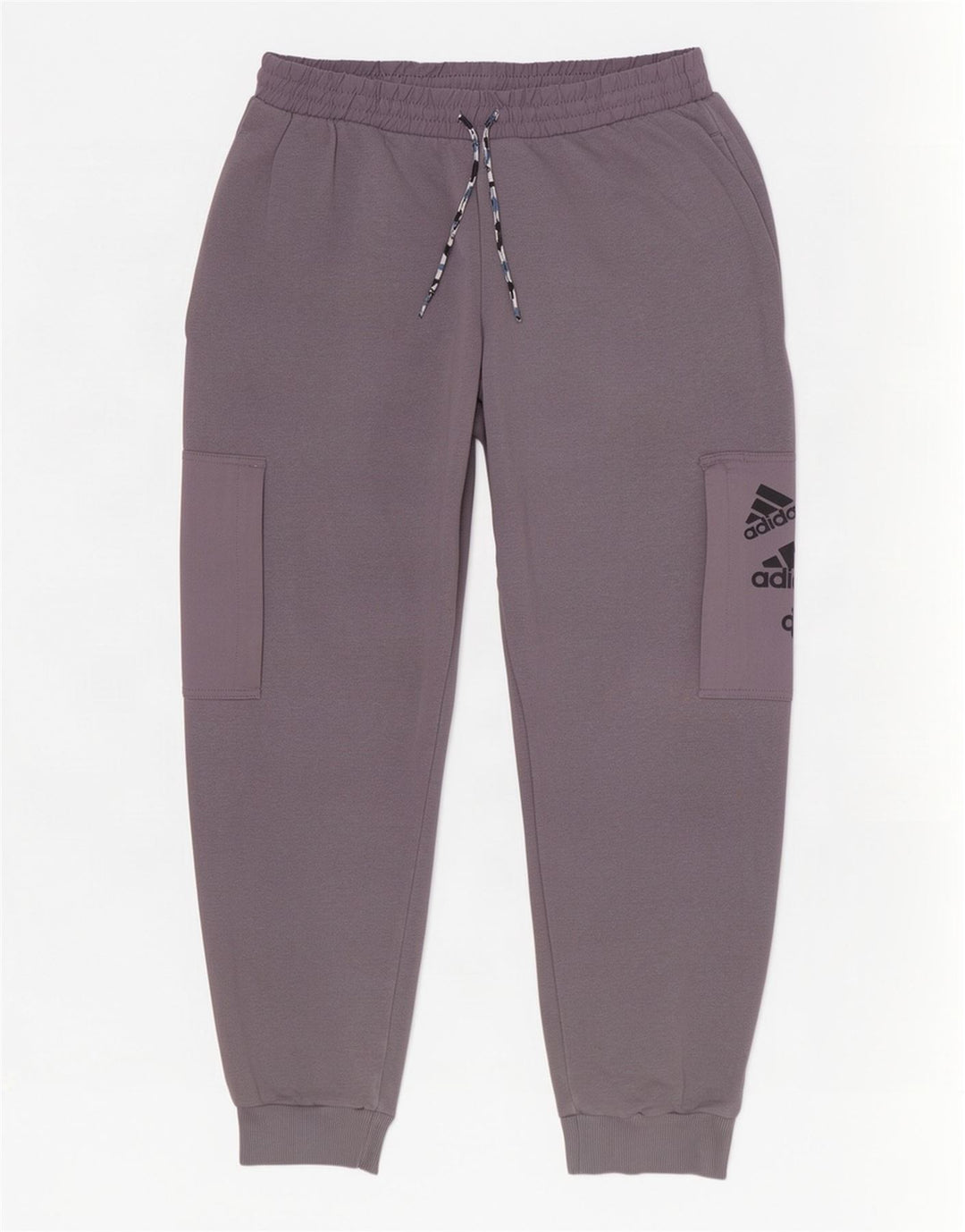 Pantaloni de trening Adidas pentru bărbați Graphic Cargo Pantaloni de jogging, bumbac gri mediu