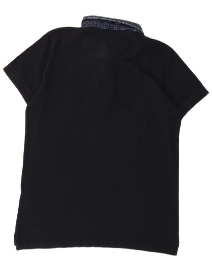 Tricou polo pentru bărbați Diesel 2XL, bumbac bleumarin