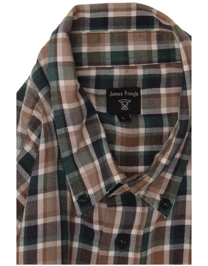 Cămașă de flanel pentru bărbați James Pringle, cu carouri mari, multicolore