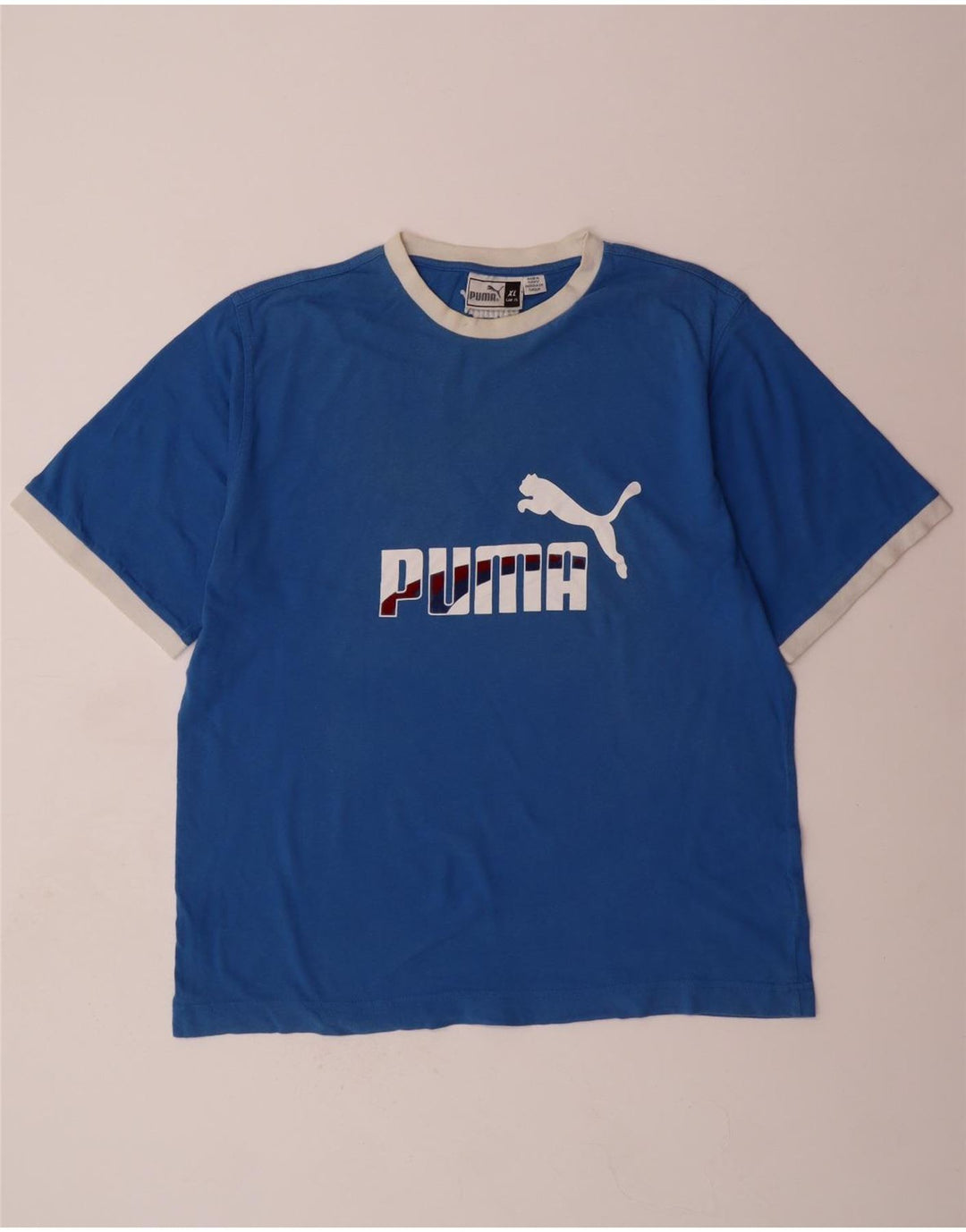 Tricou grafic PUMA pentru bărbați Top XL Albastru Colorblock