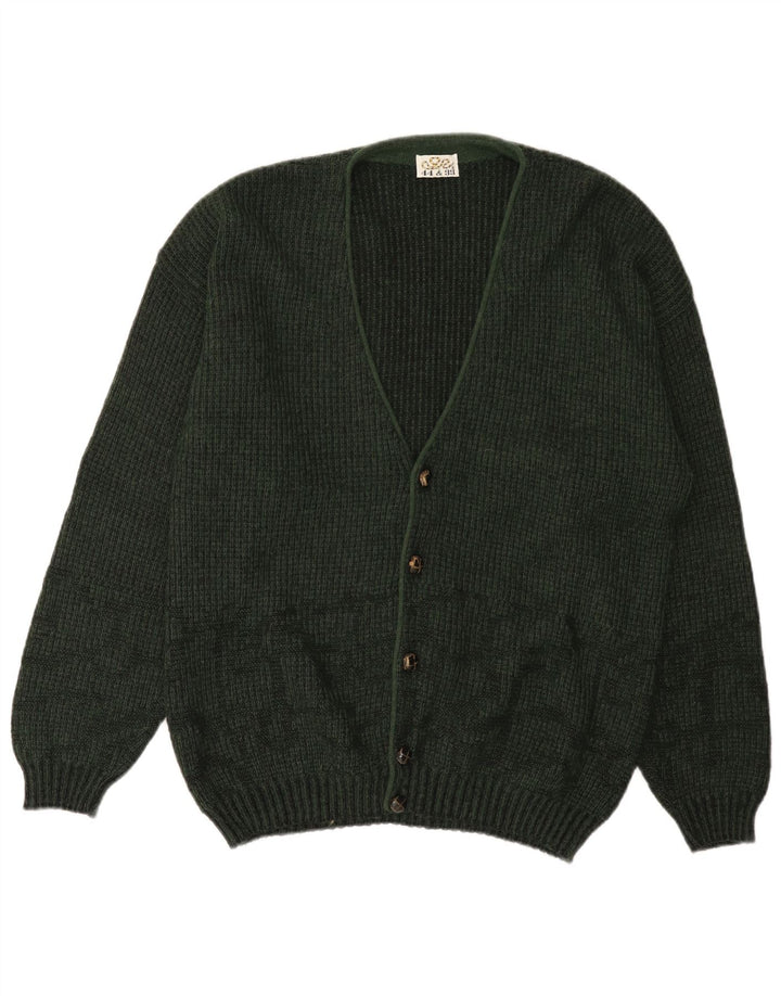 Cardigan Vintage pentru bărbați, verde mare