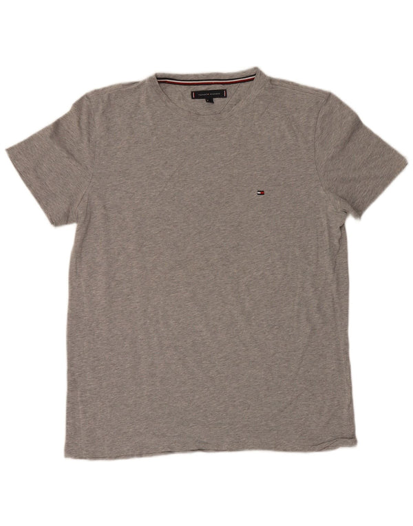 Tricou pentru bărbați Tommy Hilfiger Top mare, gri cu pete