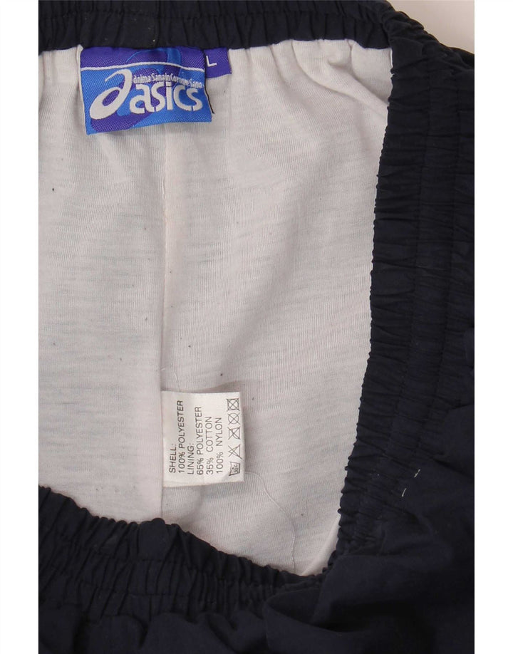 Pantaloni de trening Asics pentru bărbați Pantaloni de jogging mari poliester bleumarin