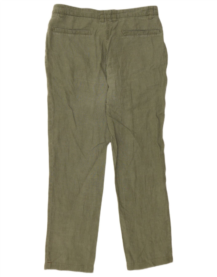 Pantaloni chino drepti Dack's pentru femei IT 42 Medium L30 L27 Verde