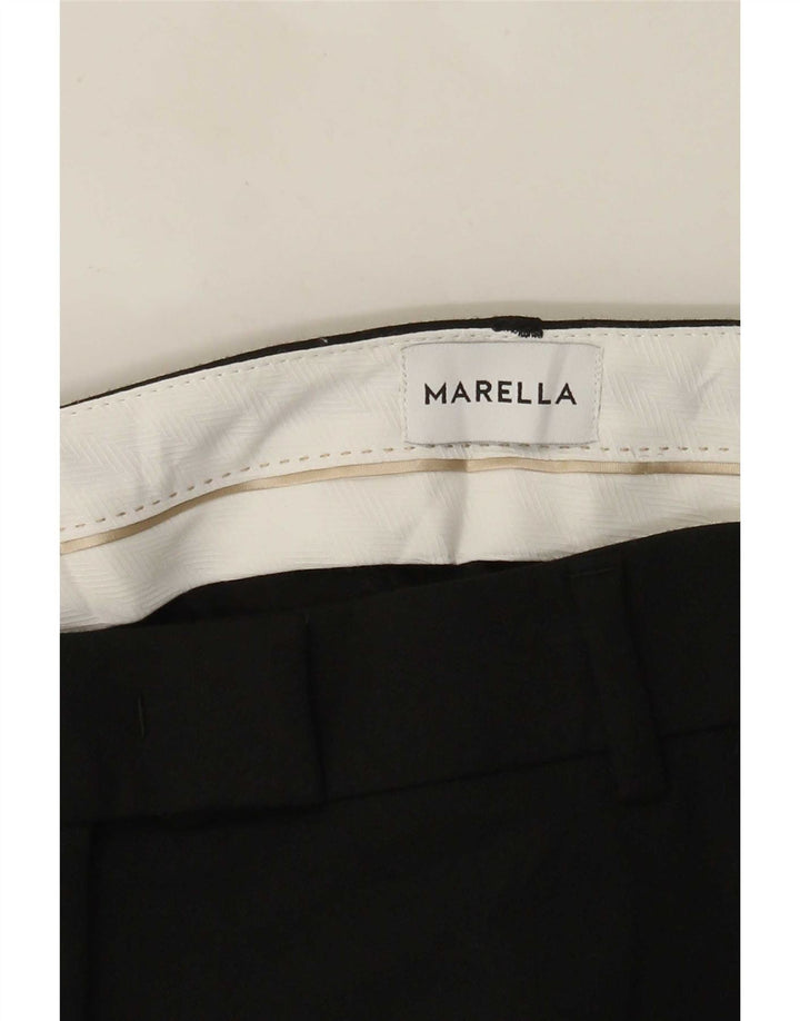 Pantaloni drepti pentru femei Marella L30 L27 Negri