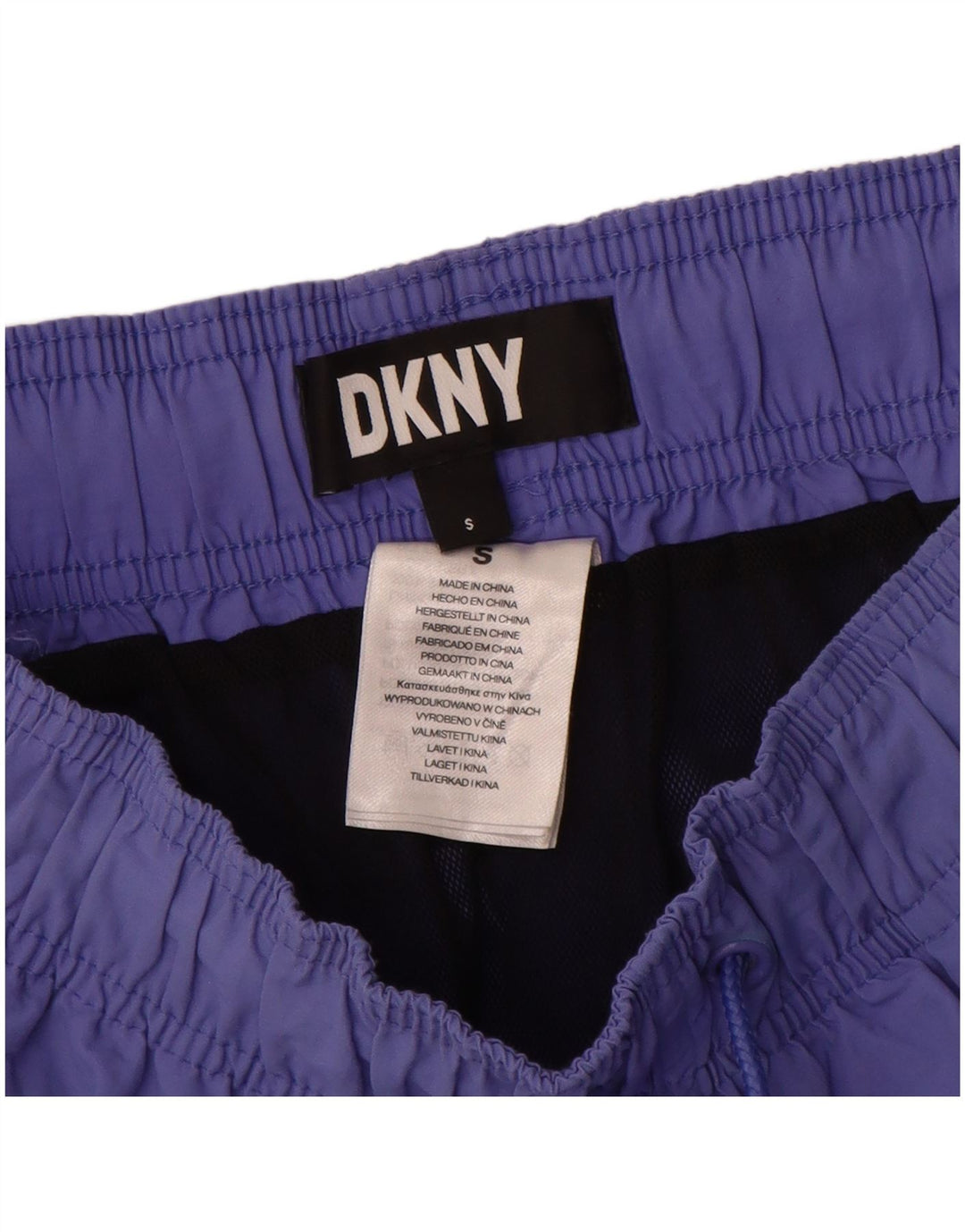 Pantaloni scurți de înot Dkny băieți 11-12 ani poliamidă mov mic