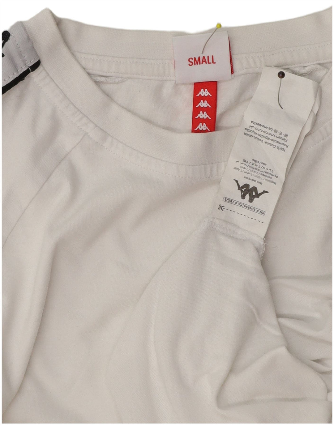 Tricou grafic pentru bărbați Kappa Top mic Bumbac alb