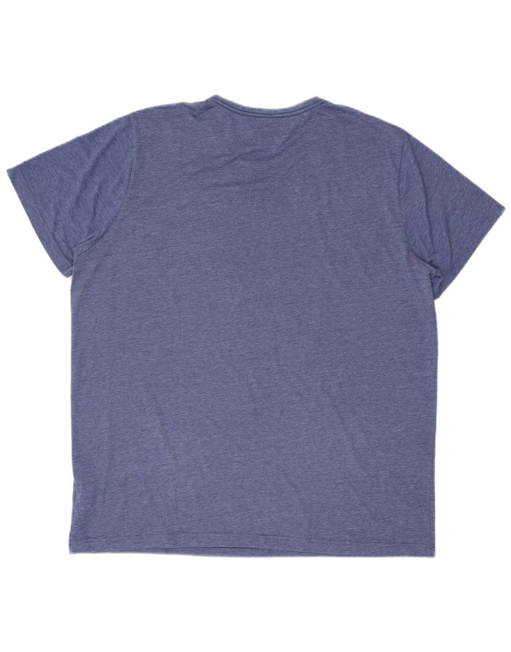 Tricou cu grafică Puma pentru bărbați Top 2XL, poliester cu pete albastre