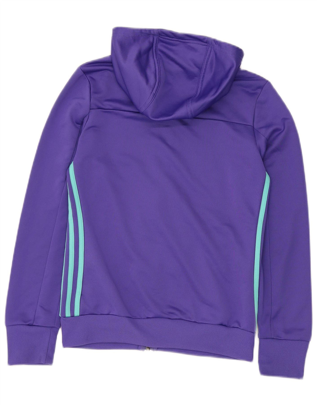 Pulover ADIDAS pentru băieți, cu fermoar, 13-14 ani, poliester violet