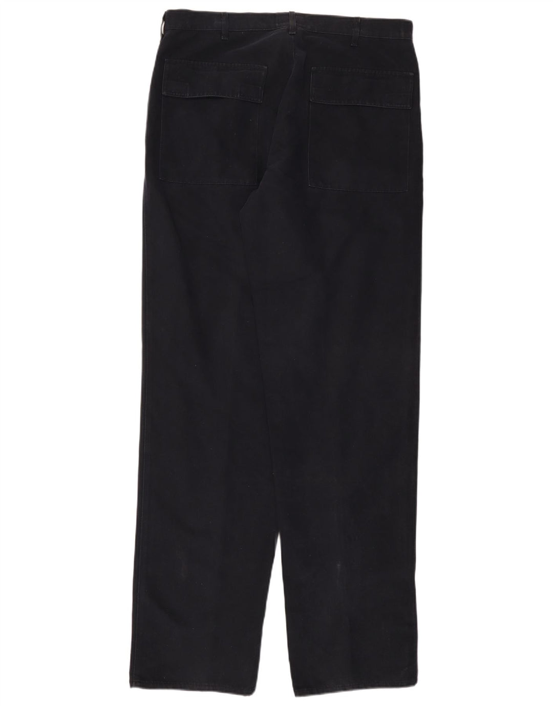 ARMANI Pantaloni chino drepți pentru bărbați EU 52 XL W36 L36 bleumarin bumbac