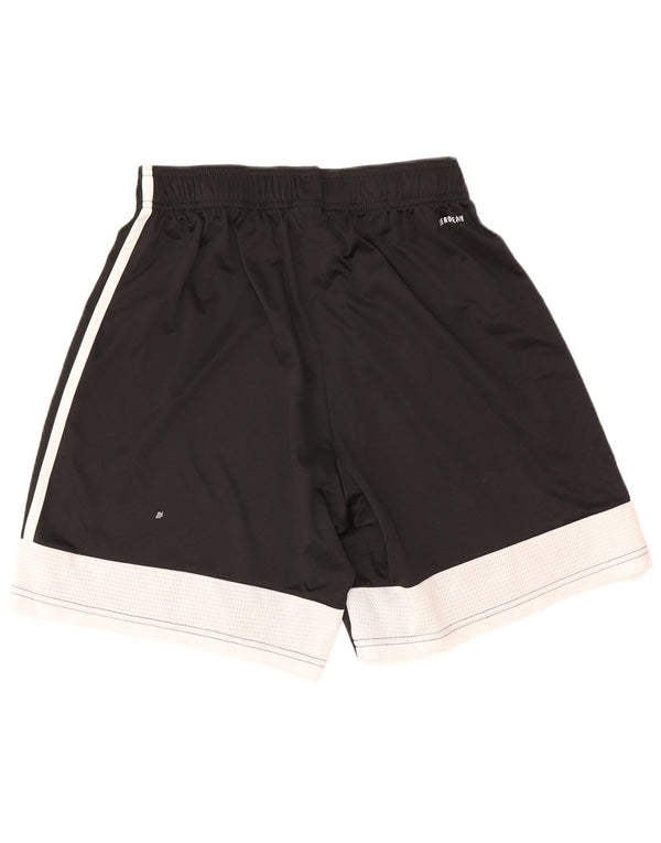 Pantaloni scurți sport Aeroready pentru femei Adidas UK 12 Medium Black Colorblock