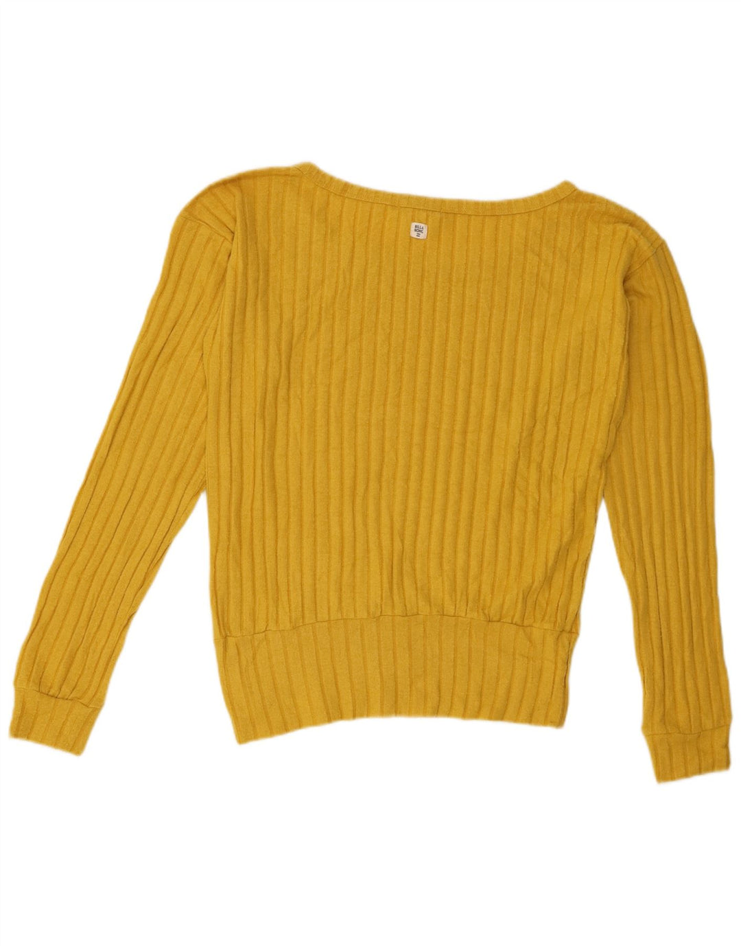 Top pentru femei Billabong cu mânecă lungă UK 16 mare poliester galben