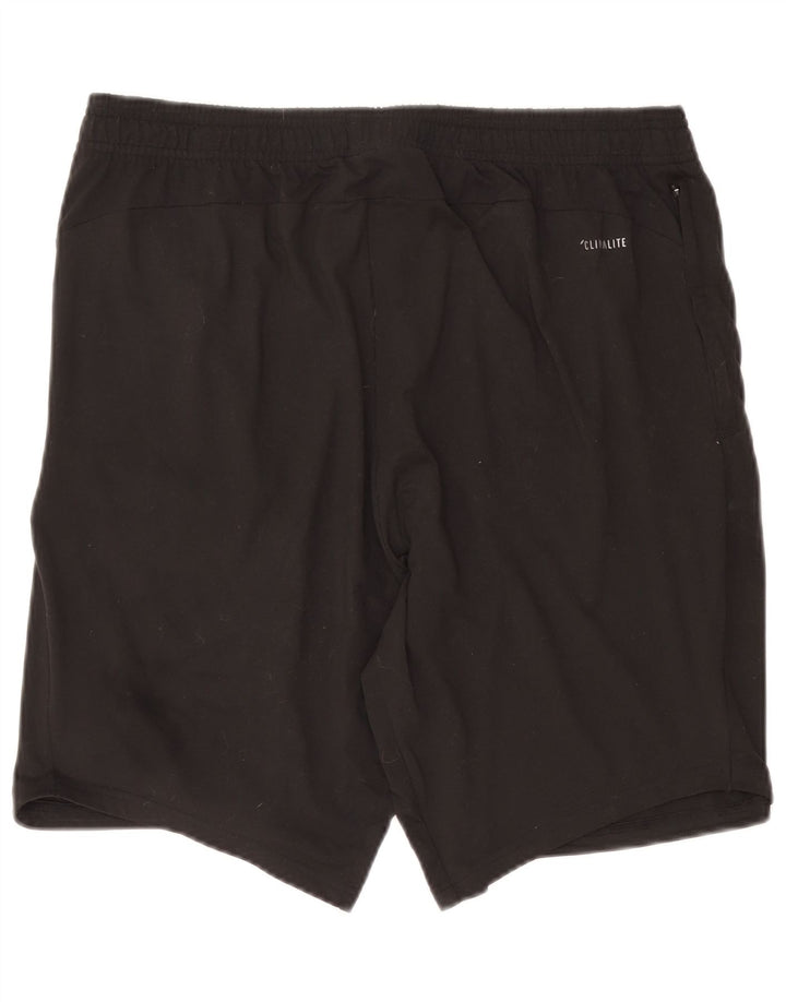 Pantaloni scurți sport pentru bărbați Adidas Climalite, mari, negru, poliester