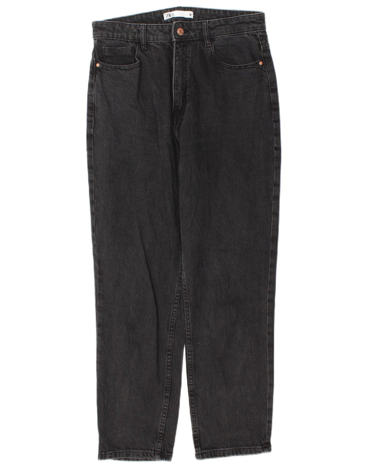 Blugi conici pentru femei Zara EU 40 Medium W30 L28 Gri