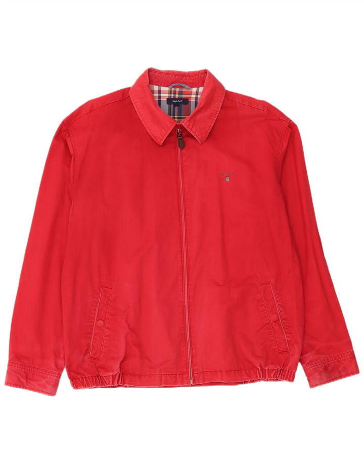 Gant Bomber Jacket pentru bărbați UK 44 2XL Bumbac roșu