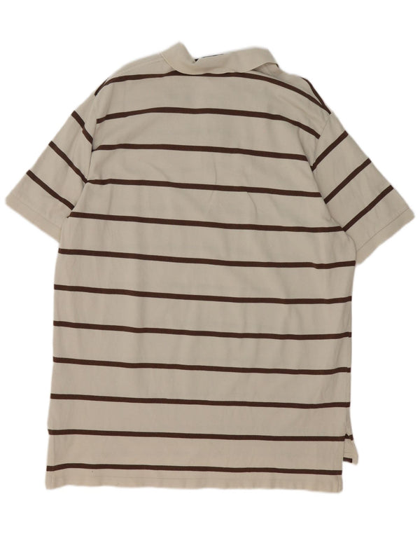 Cămașă Polo Ralph Lauren pentru bărbați 2XL, bumbac cu dungi bej